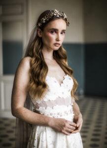 Poesie Sposa romantisches Brautkleid Elfen Brautkleid romantisch nachhaltiger Zweiteiler