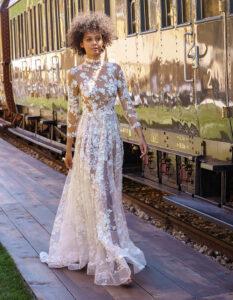 Ade Andrea Sedici Trend 2024 transparente Luxus Brautmode